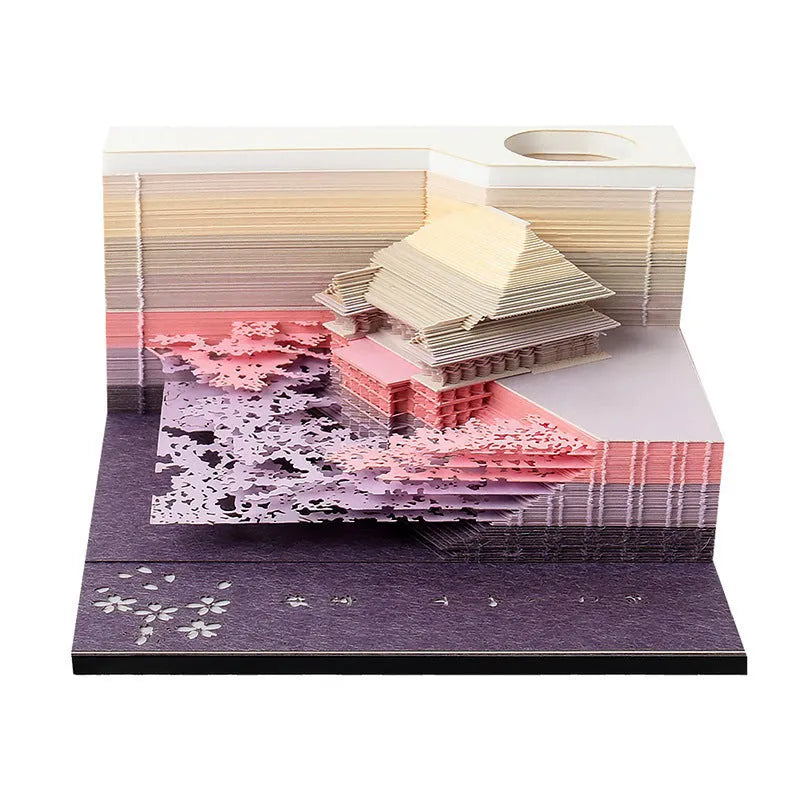 One Piece anime architecture hand-torn sticky notes in 80x45mm size on craft paper.
