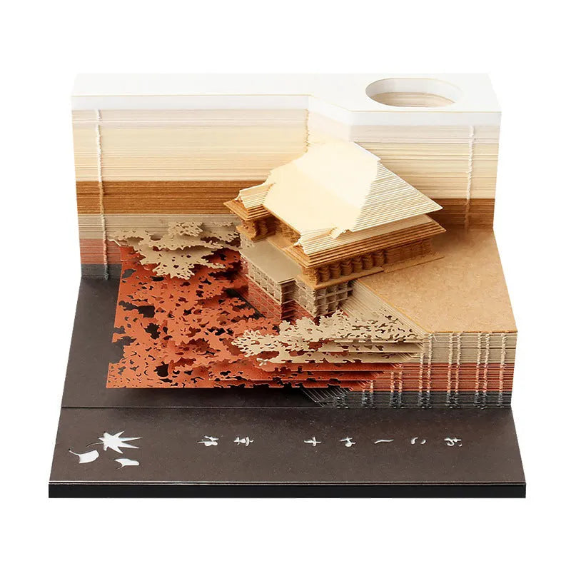 One Piece anime architecture hand-torn sticky notes in 80x45mm size on craft paper.