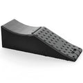 Black car seat protection pad mat measuring 55cm wide by 44cm long.