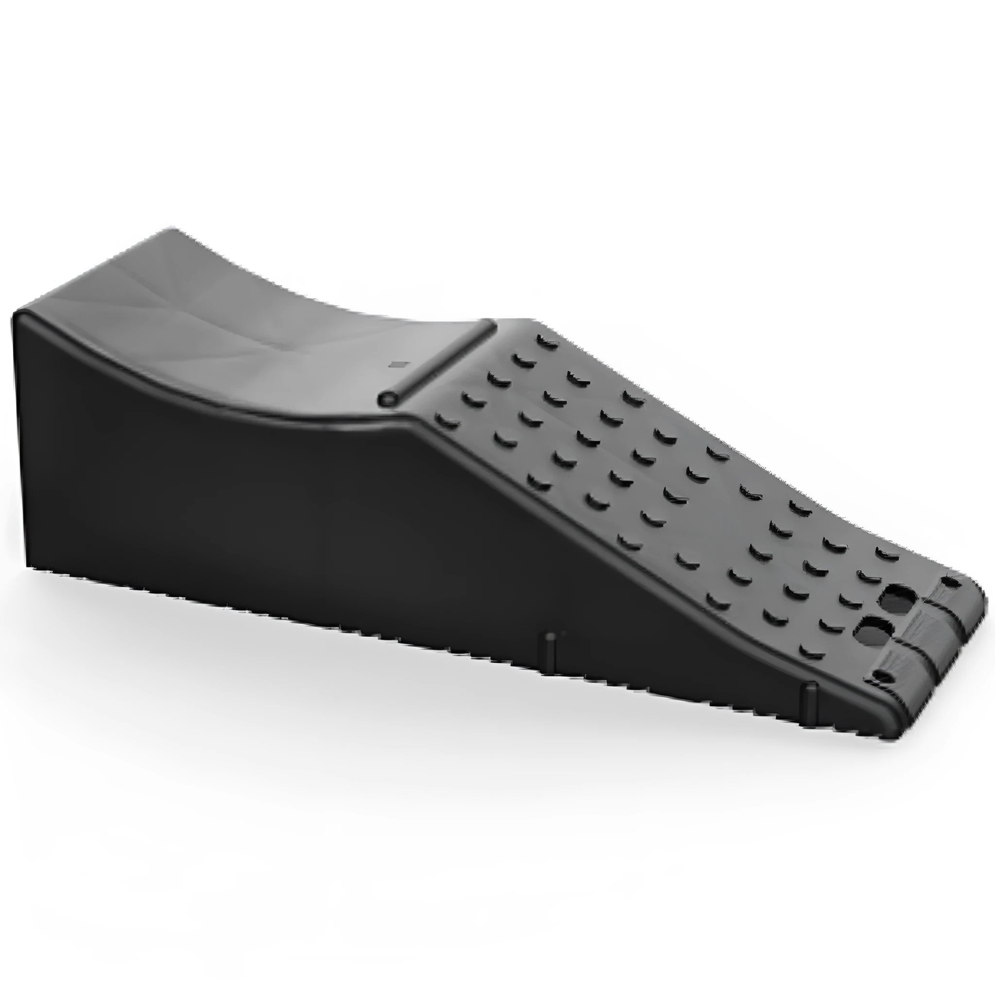 Black car seat protection pad mat measuring 55cm wide by 44cm long.