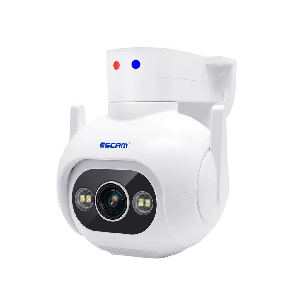 4MP smart colour night vision security camera with wall mount bracket and IP66 waterproof rating