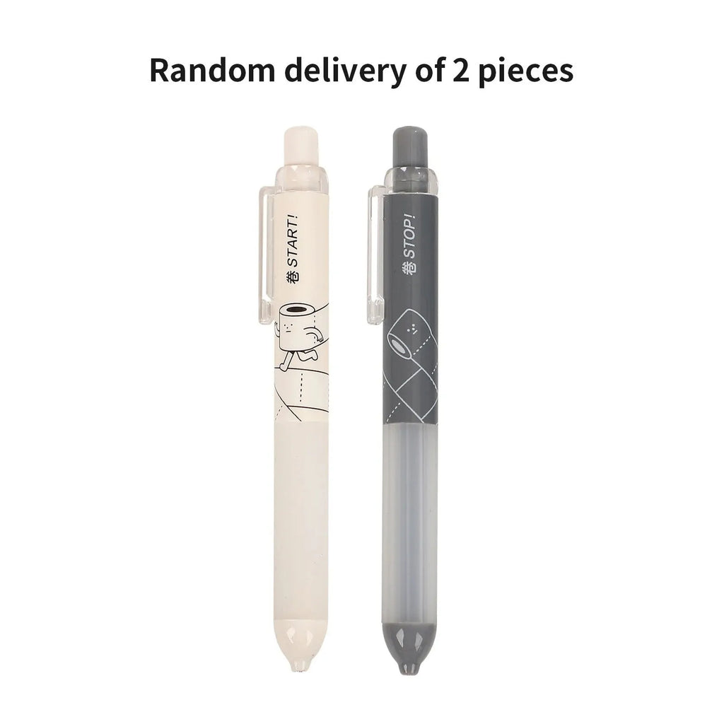 0.5mm automatic pencil with cloud grip design showing black and white colour options