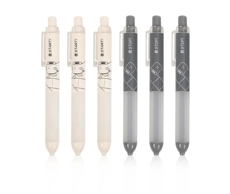 0.5mm automatic pencil with cloud grip design showing black and white colour options