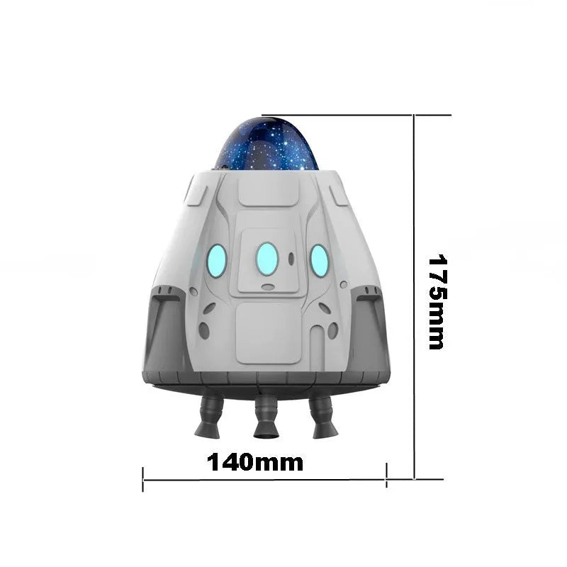 White Bluetooth northern lights ambience light projecting green starry sky patterns with remote control