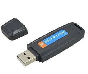 SK-868 creative USB flash drive with voice function in black or white plastic shell