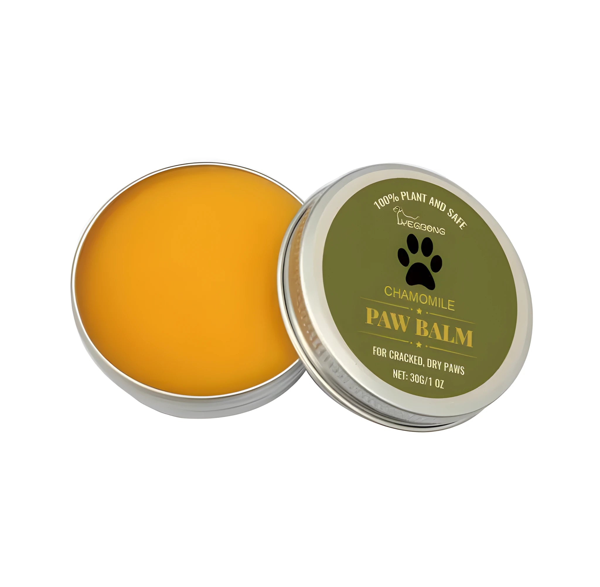 30g jar of cat and dog paw protection cream for dryness and cracking prevention