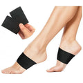 Elastic foot bandage with heart-shaped support pad for arch cushioning and flat feet