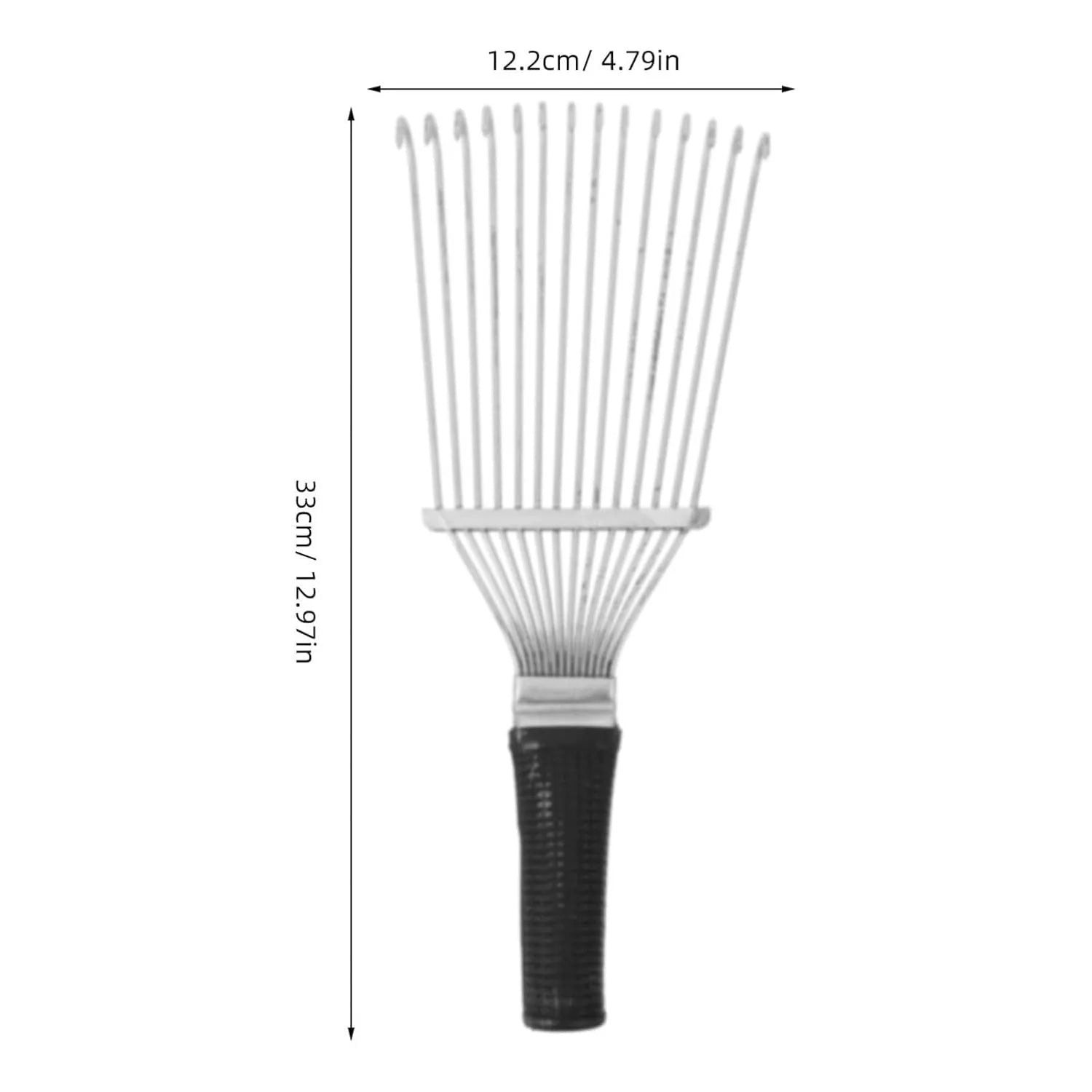 Stainless steel dematting brush rake comb for grooming dogs and horses