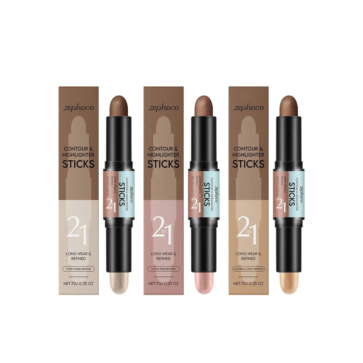 2-in-1 outline highlighter and repair pen in a compact 2.2cm by 11cm size.
