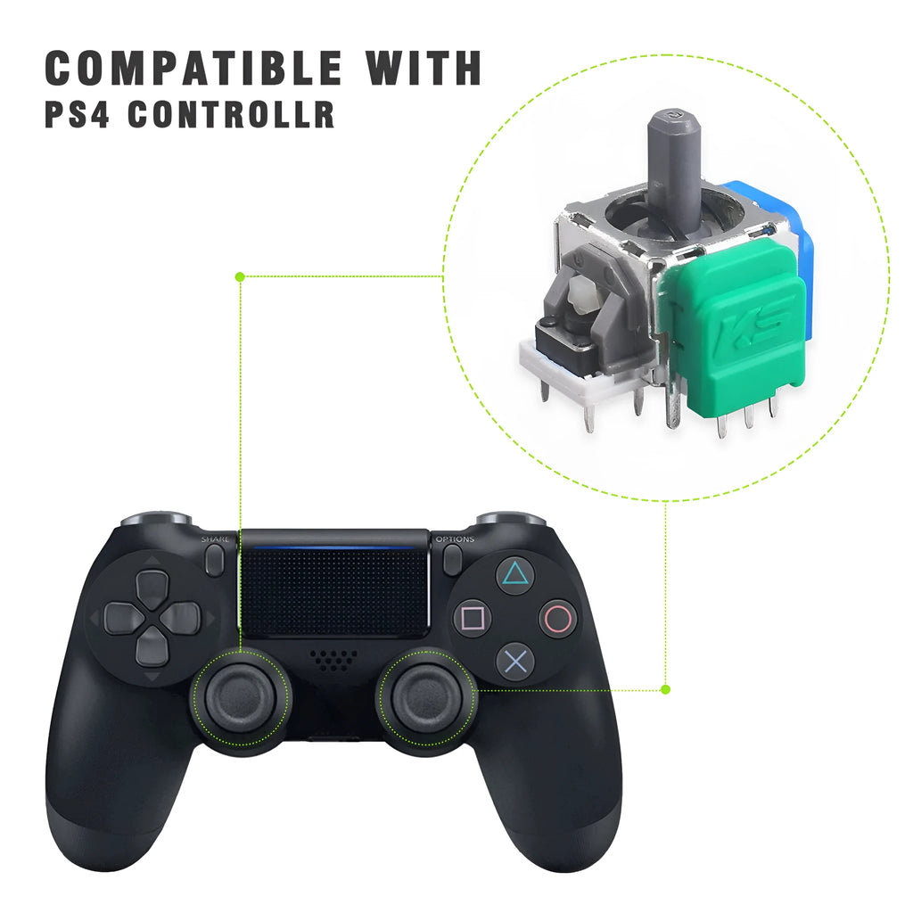 Hall magnetic rocker joystick replacement part for PS5, PS4, XBOX and Switch controllers