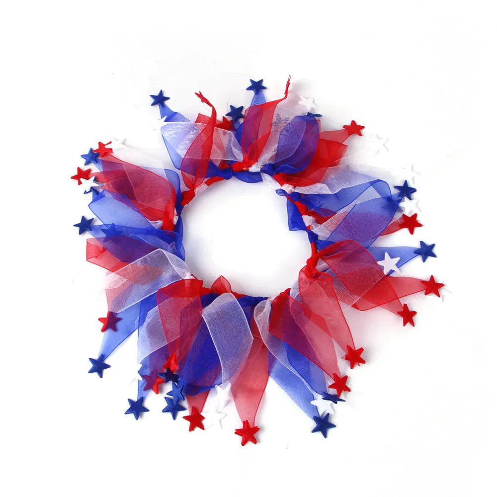 Tie-dye cloth pet collar with Christmas and Halloween colour themes in free size