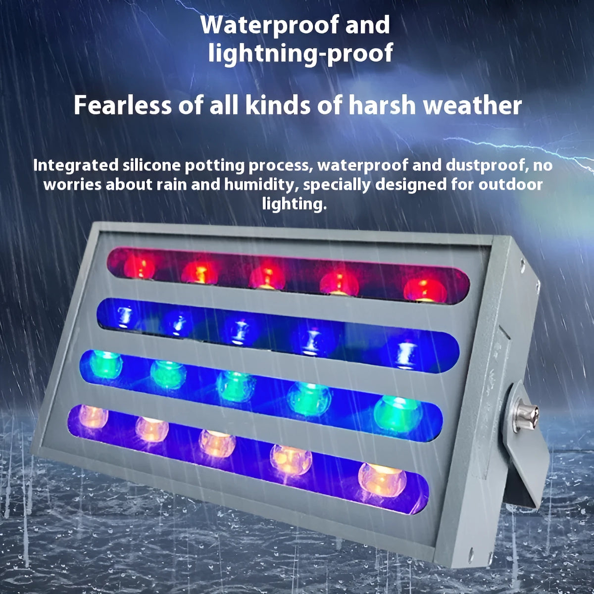 LED Rainbow Tree Lamp outdoor waterproof colour projection spotlight with aluminium alloy housing