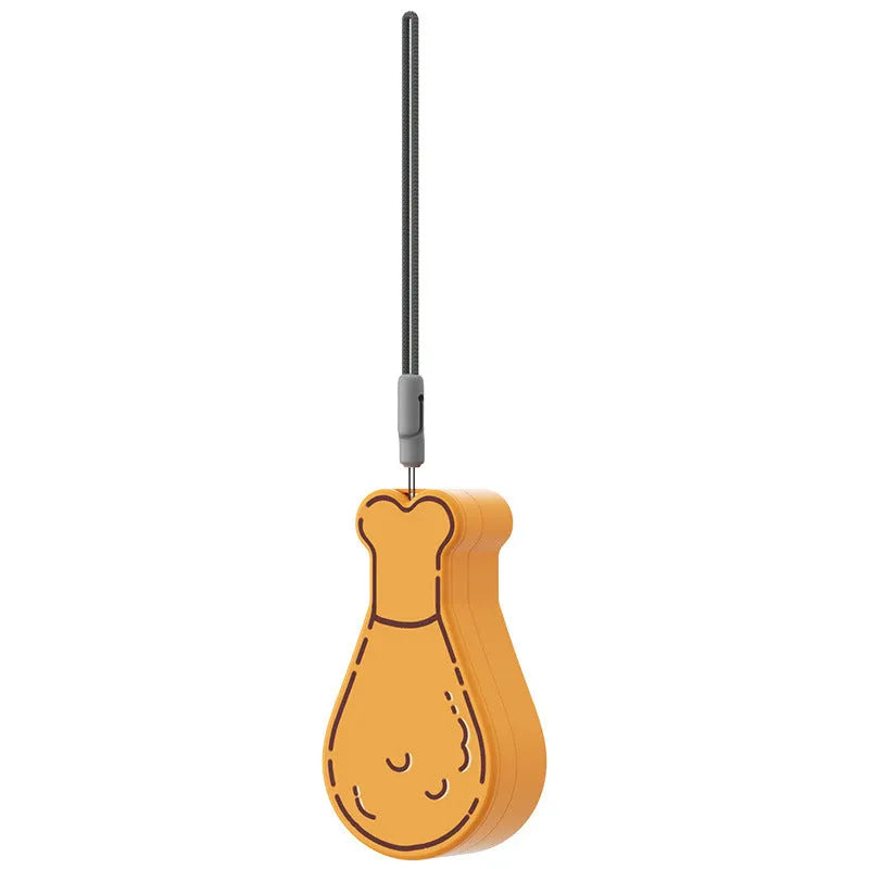 Portable pet water bottle with orange and white colour options showing water and food compartments