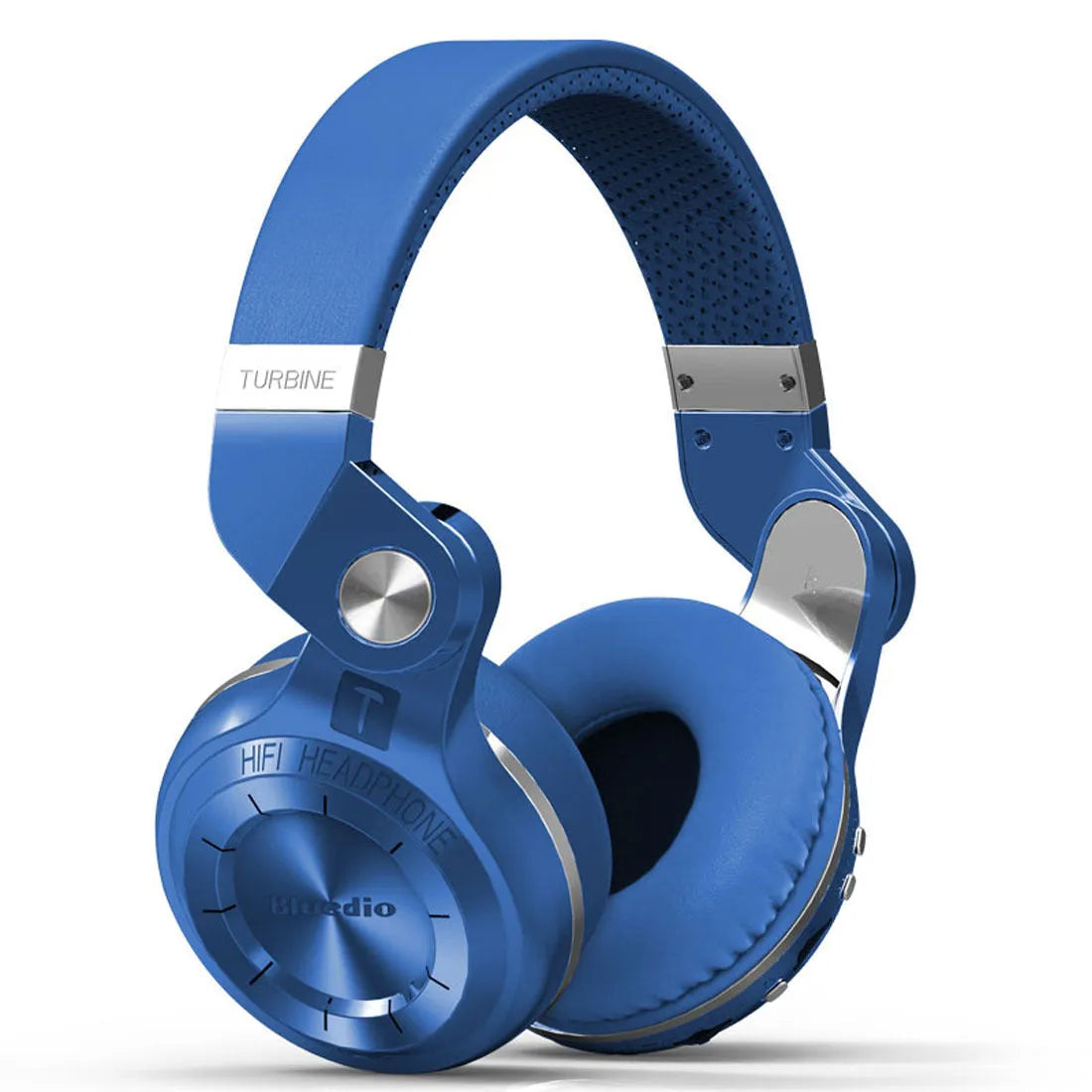 Bluetooth headset with head-mounted design in black colour showing bilateral stereo configuration