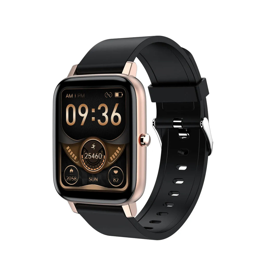 H80 fashion sports smart watch with ECG and blood oxygen monitoring on a silicone wrist strap.
