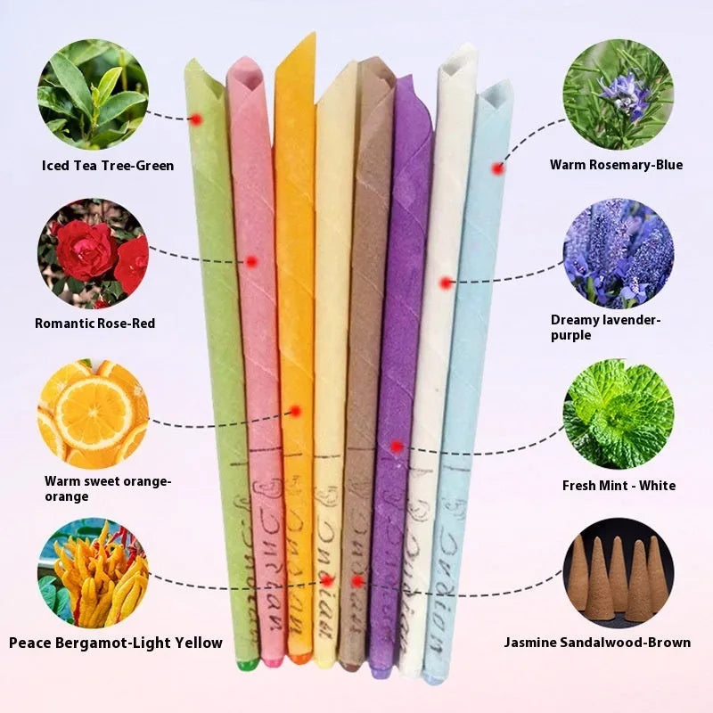 MQ Horn 16-piece ear candle therapy kit with protective boards and cotton swabs