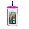 Universal waterproof luminous touch screen phone case in multiple colour options
