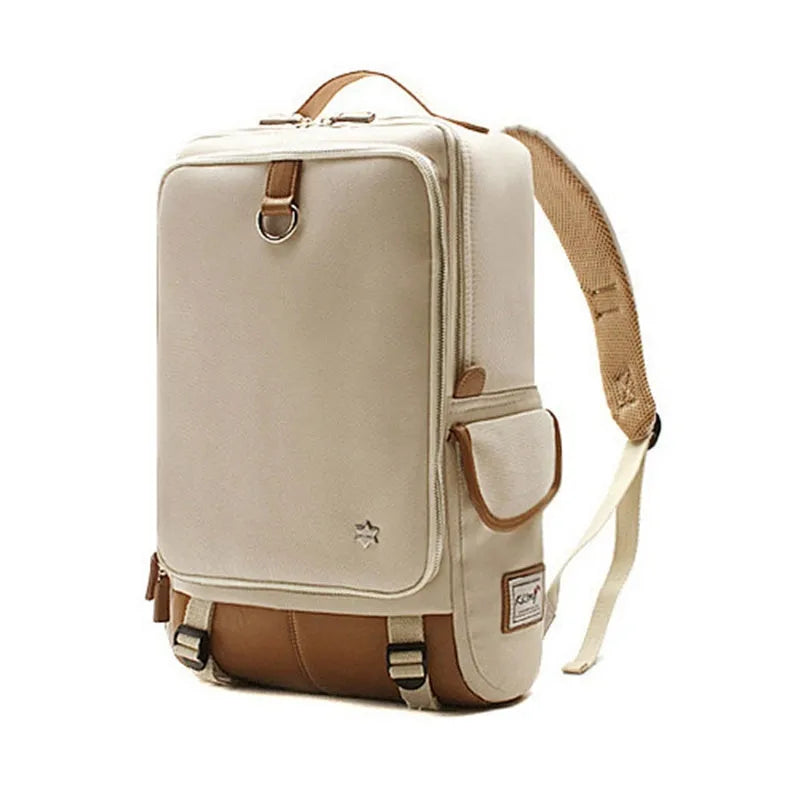 Men's modern Oxford cloth backpack in Korean style design with large 30x16x46cm capacity