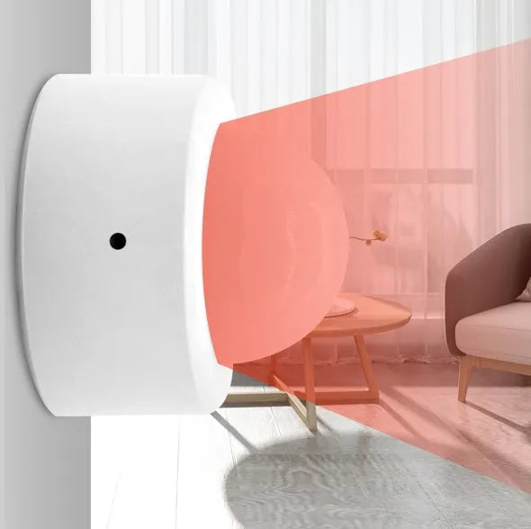 White Ih-K 0010 infrared body sensor measuring 33mm with ZigBee 3.0 wireless connectivity