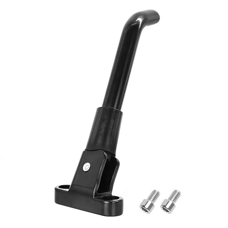 Aluminium electric scooter foot brace accessories in black white grey colours with mounting screws