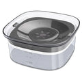 Floating pet water bowl in ABS with splash-proof disk, 21.3 x 18.8 x 9.5 cm, shown in one of six colours