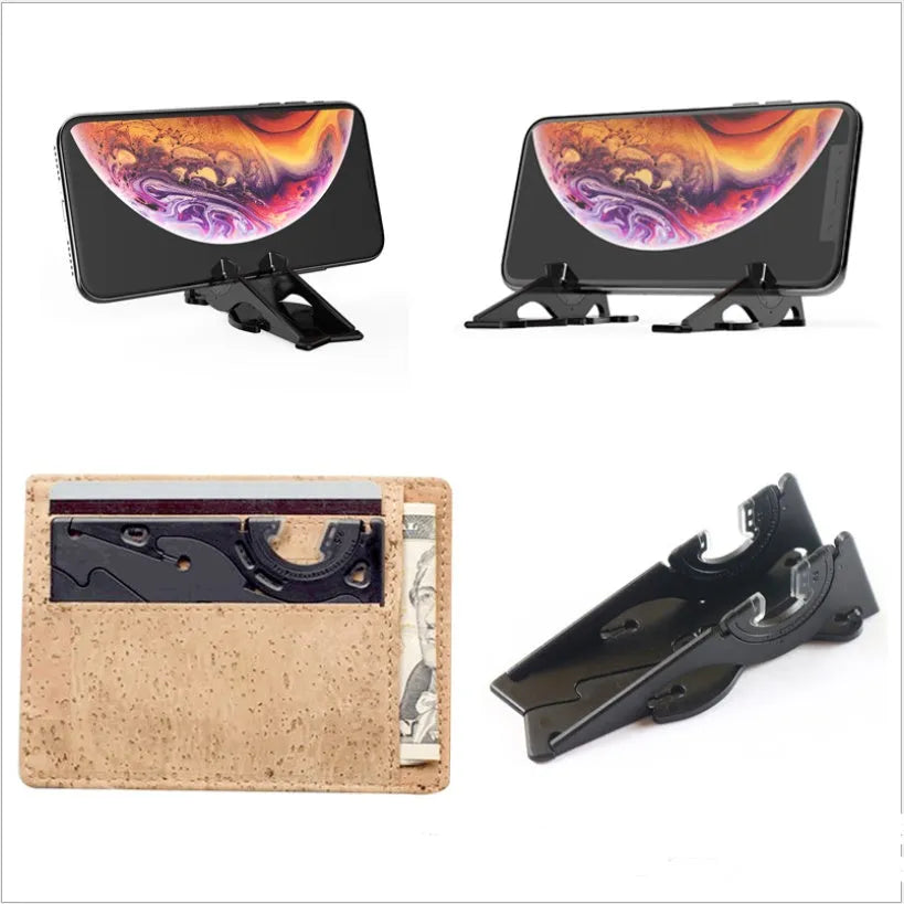 Lazy bracket plastic mobile phone holder for desktop use in multiple colour options