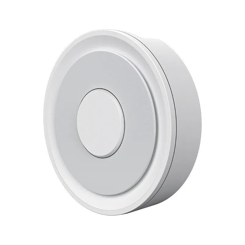 White square ZigBee smart home gateway measuring 78mm with USB power port