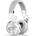 Blue String T2 black and white over-ear Bluetooth headset with folding design and detachable cable
