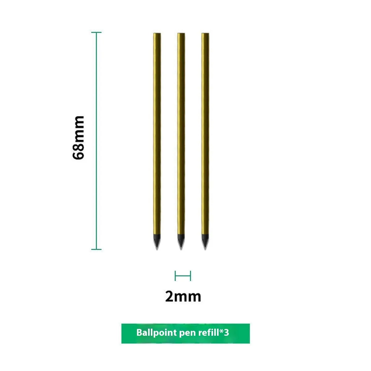 Loose leaf spiral notebook refill paper with Zodiac Forest Paper and multiple pen refills including ballpoint, pencil, plastic, and metal-cored options