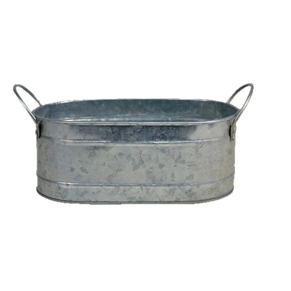 Iron sheet succulent flowerpot desktop style with metallic finish