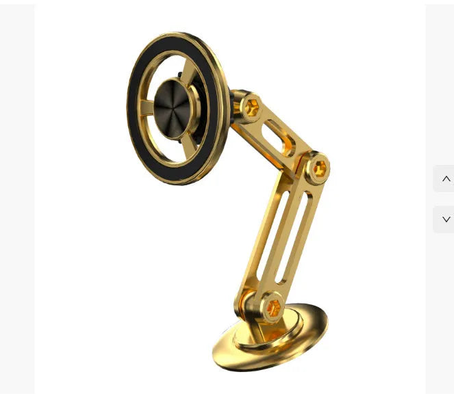 All-metal magnetic car phone holder with magnetic rings in multiple colour options