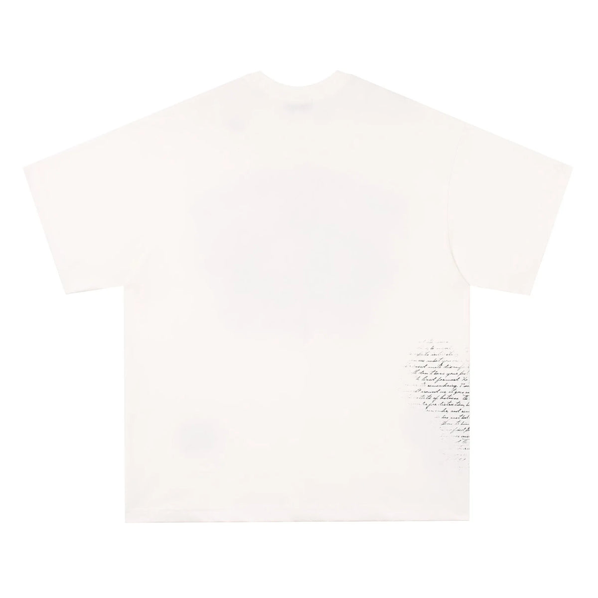 White and black pure cotton T-shirt with short sleeves and a retro Hip Hop Gothic letter pattern design.