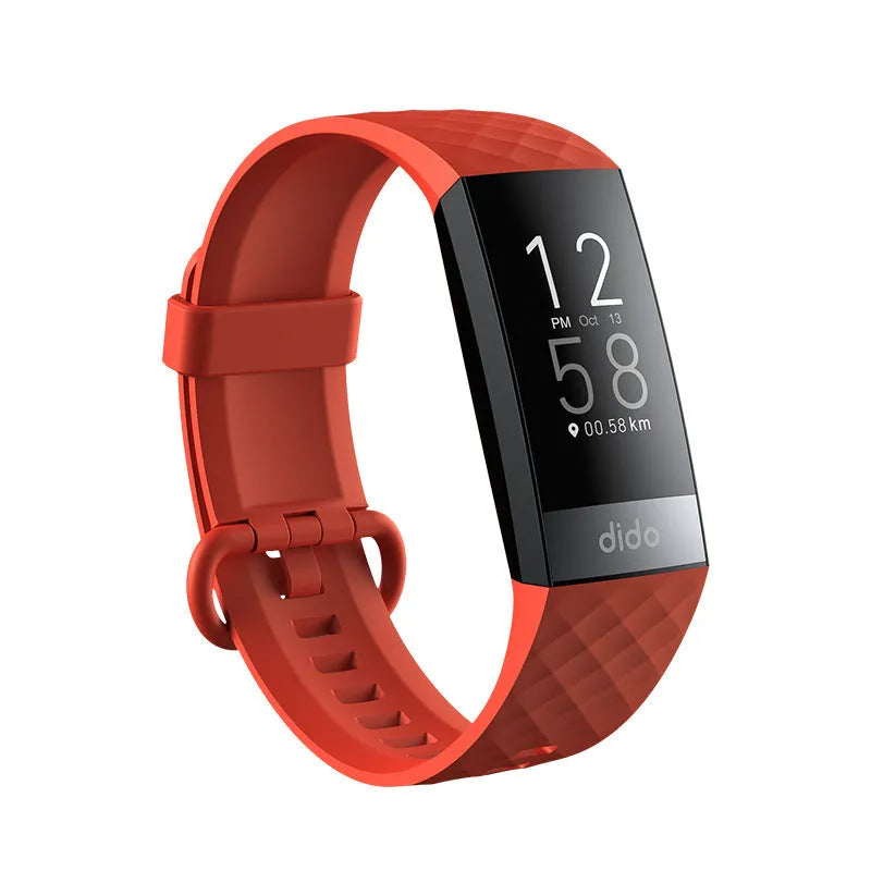 Y6 Black smart bracelet with 1.1-inch screen for blood pressure and ECG monitoring