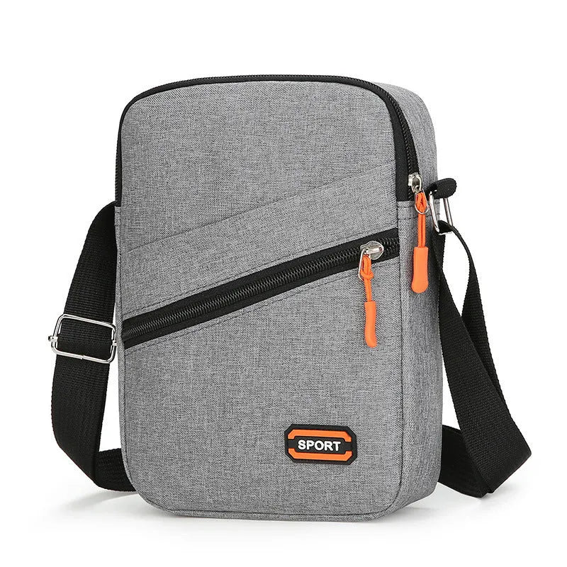 Ultra light Oxford cloth commuter bag in black, navy blue and silver grey colours