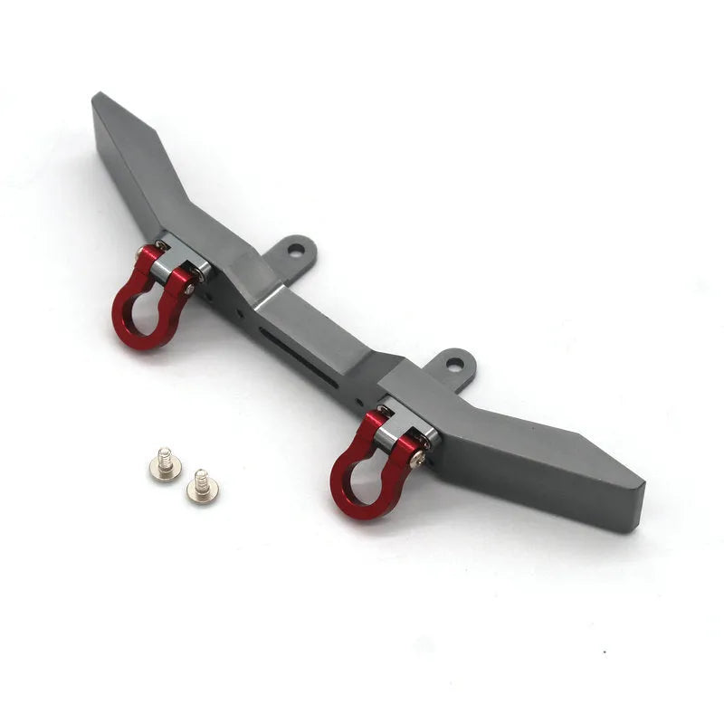 Alloy military remote control car model metal accessories in grey with black tyres