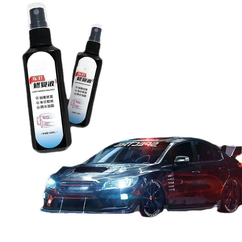 100ml bottle of car headlight restoration liquid for polishing foggy plastic lenses