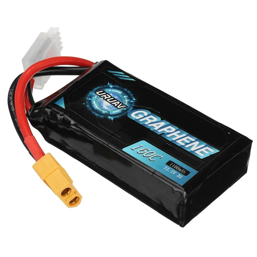 7.4V 1200mAh lithium battery for RC model cars, ships and drones