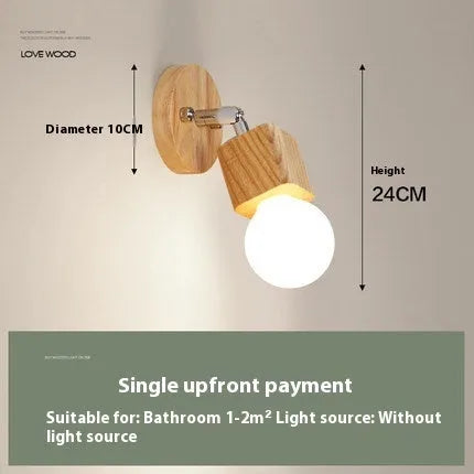 24cm mirror cabinet LED wall lamp with single head design
