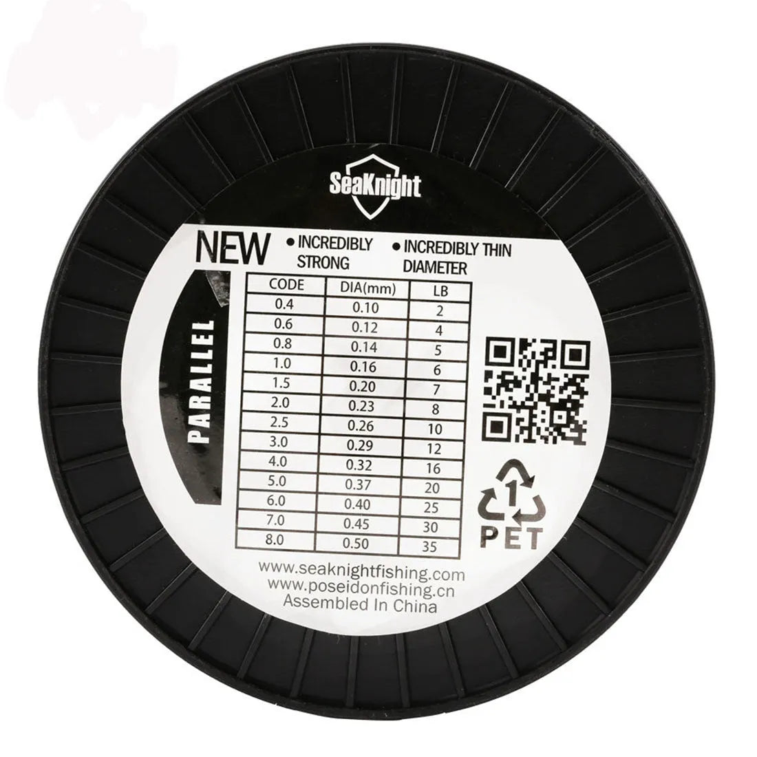Seaknight1000 fishing line roll available in multiple colours and diameters