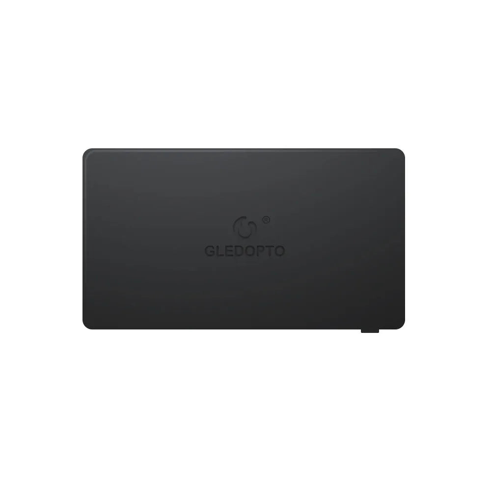 GL-SN-002K HDMI sync adapter box with 5M RGB LED strip coiled next to it