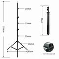 Tripod light stand photography kit with mobile phone holder in colour box packaging