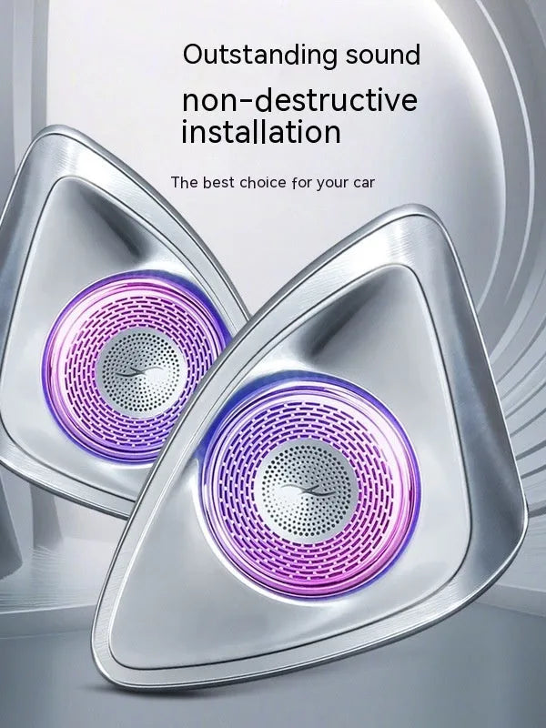 Burmester style rotating tweeter speaker for 2023 Mercedes-Benz GLC, 23 cm diameter