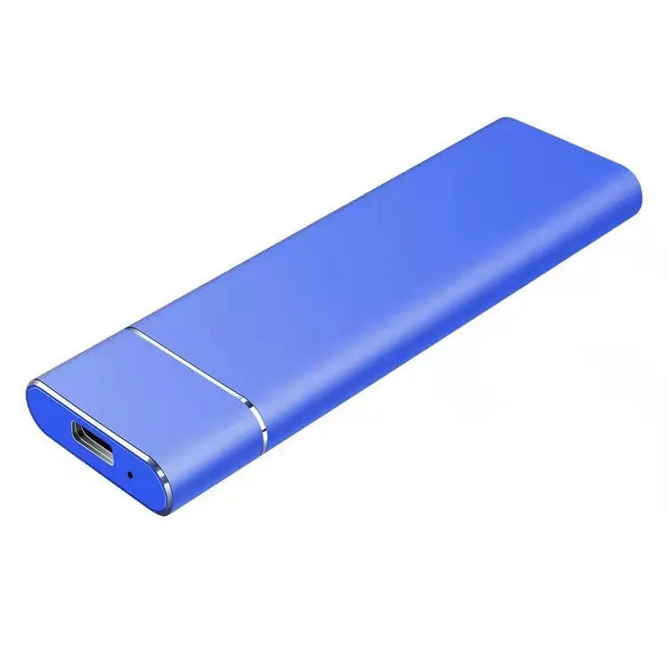 High-speed 6TB SSD mobile hard disk with metal shell in black, blue, orange, red, and silver colour options