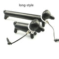 Black dog shaped touch screen pen with extendable length on white background