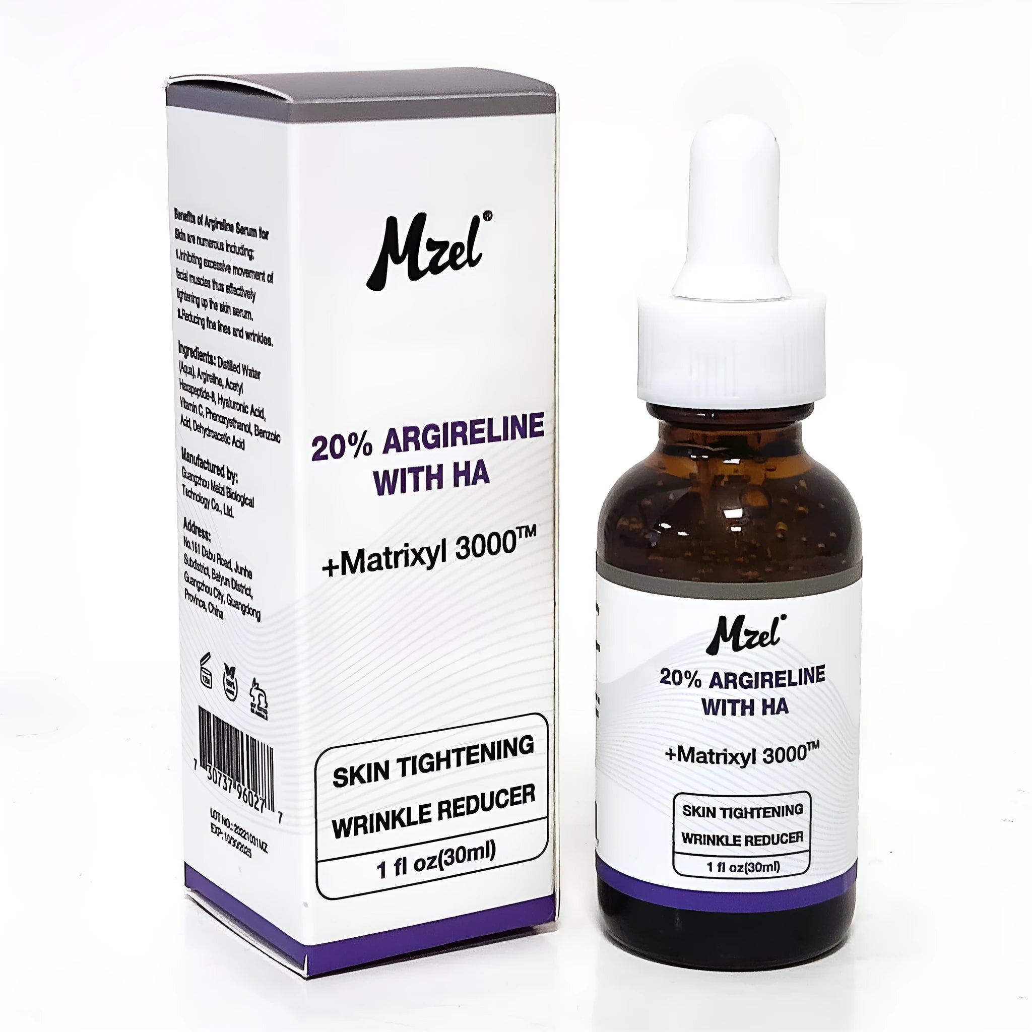 30ml six-peptide firming anti-wrinkle moisturising liquid with dropper applicator