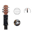 Black guitar chord maker device for auxiliary folk guitar playing and singing practice