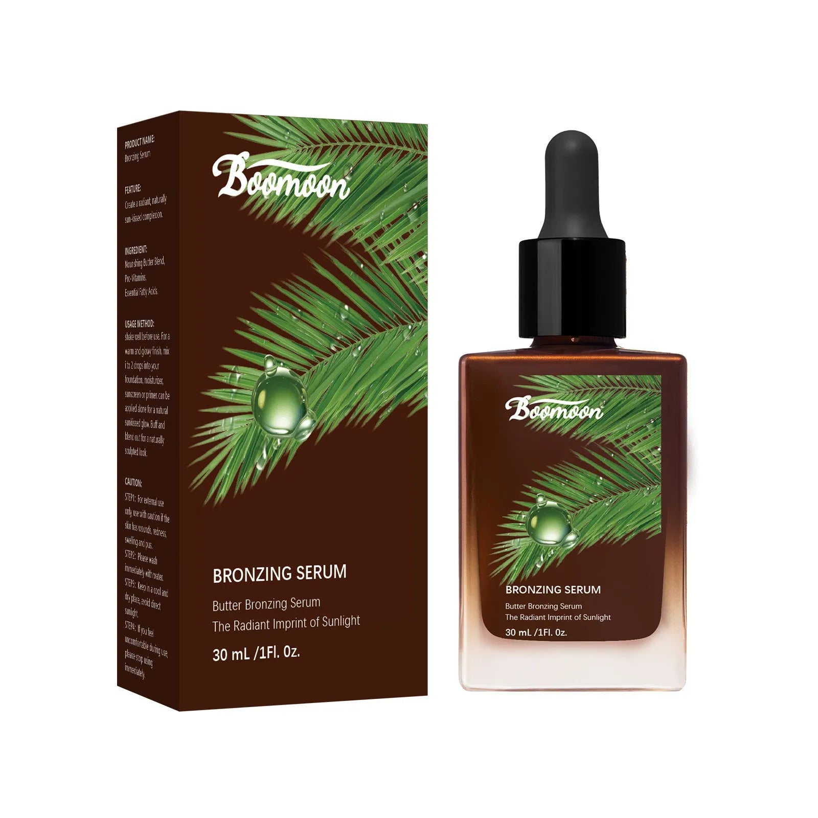 Bronze Black colour care solution moisturising treatment bottle, 30ml, for dark brunette and black hair
