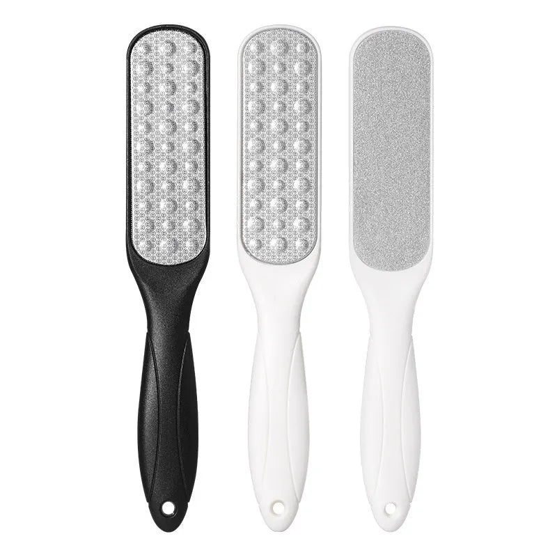 Stainless steel double-sided foot grinder for callus removal
