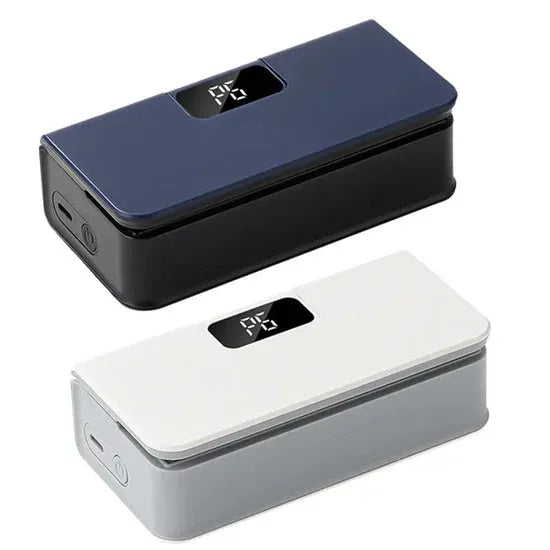 Small portable mini heat sealing machine for plastic bags in blue colour