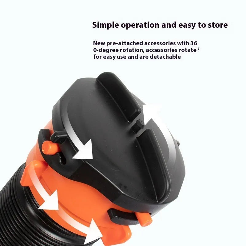 90 degree rotary elbow joint for caravan sewage hose in PP or TPE material
